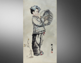 刘文西 陕北女孩