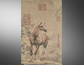 郎世宁 骏马图