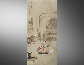 陈缘督 婴戏图
