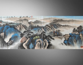 何海霞 山水