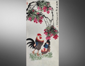 梁兆金 大吉大利国画