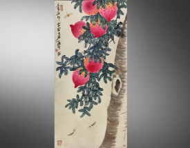 齐白石 寿桃图