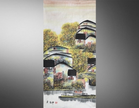 吴冠中 江南水乡