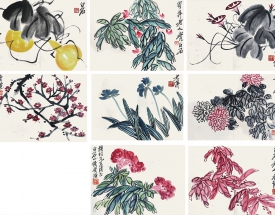 齐白石 花卉册页