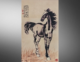 徐悲鸿 奔马