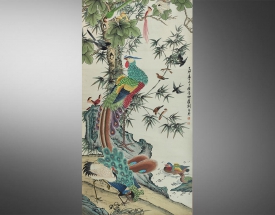 刘奎龄 花鸟