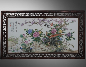 刘雨岑画《锦堂富贵》