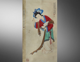 张大千 仕女
