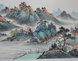 姜国华  山水