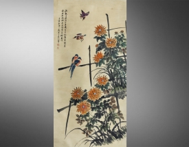 陈半丁 花鸟