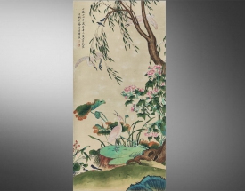 唐伯虎 花鸟图