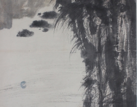 傅抱石 山水