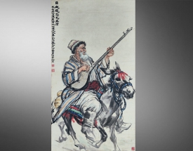 黄胄 日夜想念毛主席