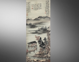 张大千 山水人物