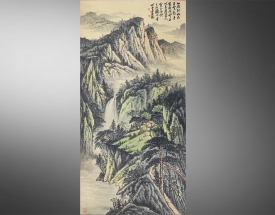 李可染 雨后云起