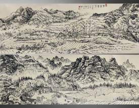 张仃 碧辉峰下